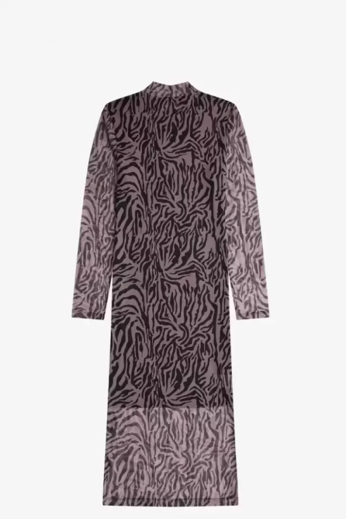 Zebra Print Mesh Women’s Dress Zebra Print Mesh Women’s Dress