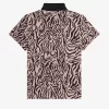 Zebra Print Women’s Polo Shirt Zebra Print Women’s Polo Shirt