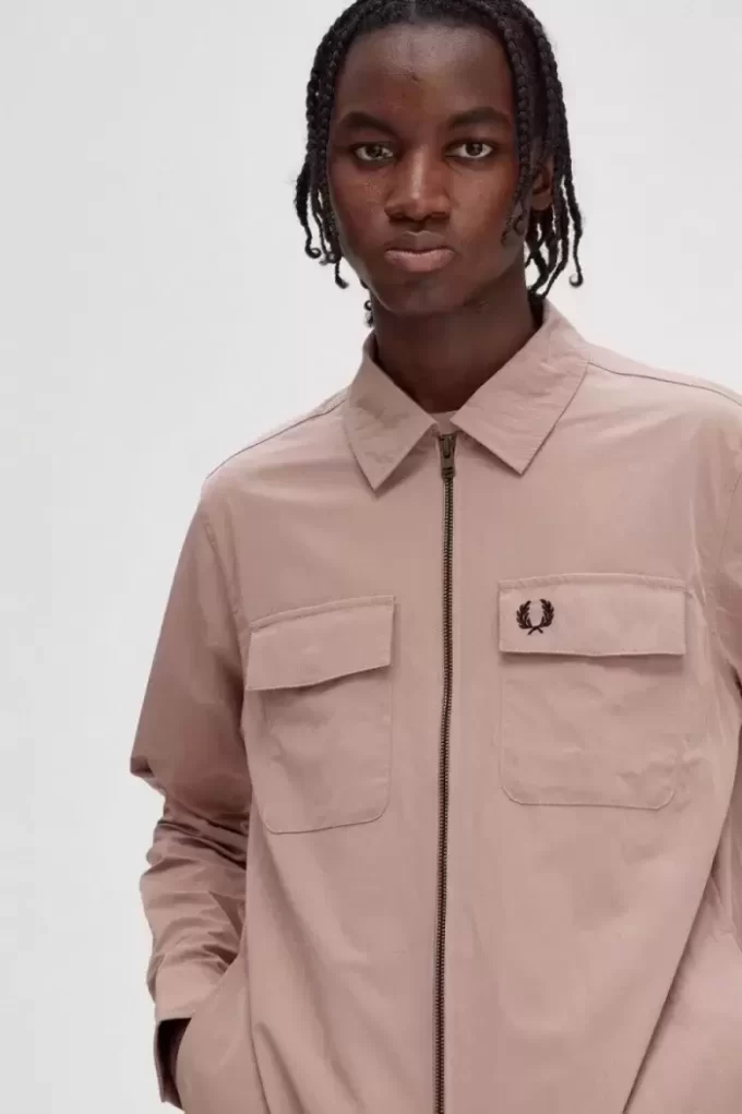 Zip-Through Men’s Shirt Zip-Through Men’s Shirt