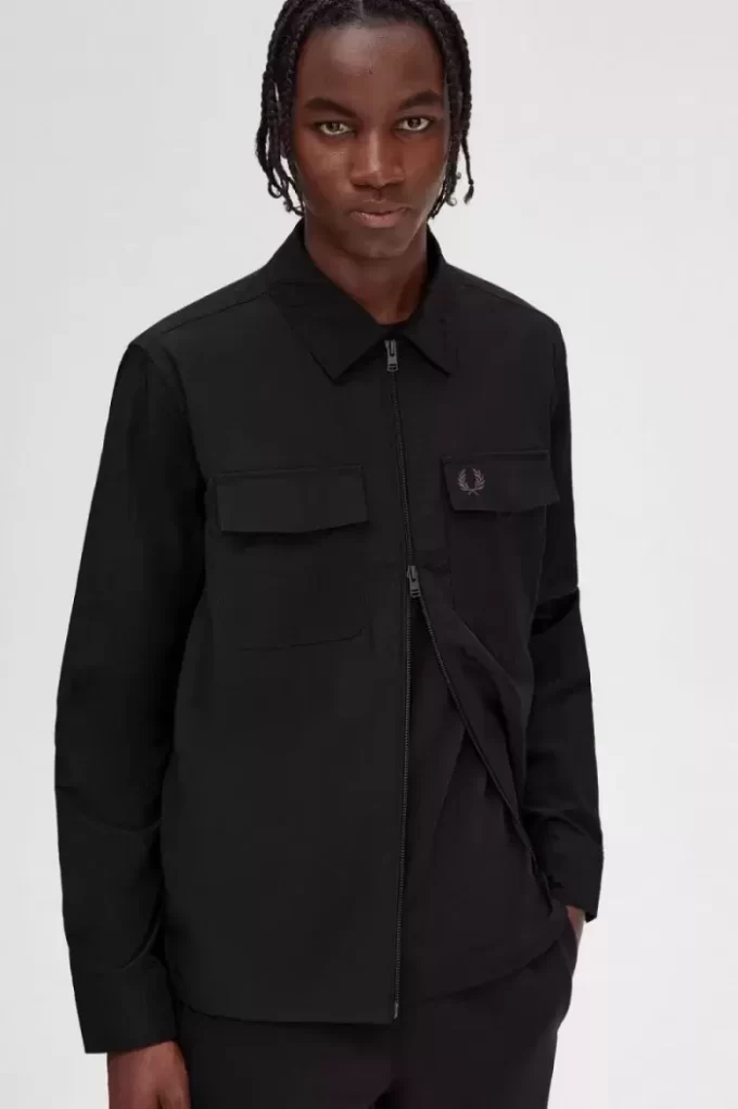 Zip-Through Men’s Shirt Zip-Through Men’s Shirt